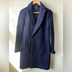 J. Crew Navy Daphne coat